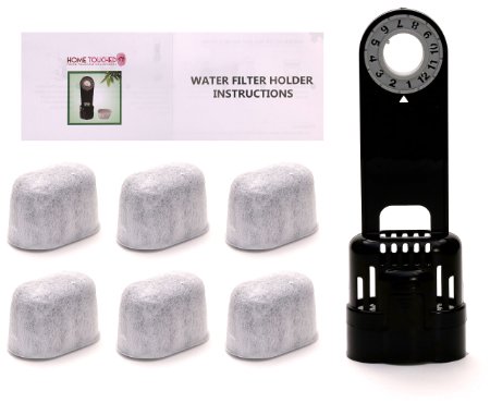 Replacement Keurig Water Filters Six 6 and Water Filter Cartridge and Assembly for Keurig K10 K-cup Machine