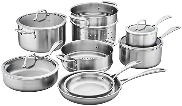 ZWILLING J.A. Henckels Spirit Cookware Set, 12-pc, Stainless Steel