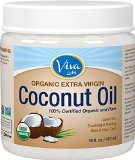 Viva Labs The Finest Organic Extra Virgin Coconut Oil 16 Ounce