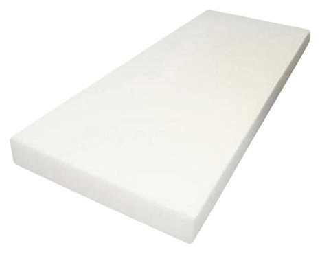 Mybecca Upholstery Foam Cushion (Seat Replacement , Upholstery Sheet , Foam Padding), 3" H x 24" W x 72" L