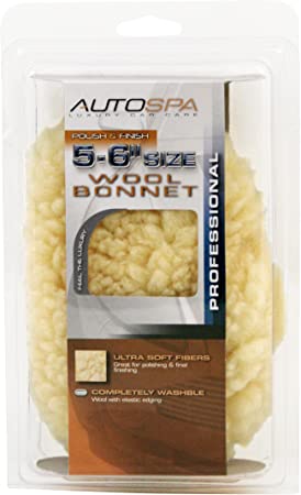 AutoSpa 40403AS Soft Acrylic Wool 5-6" Polishing Bonnet