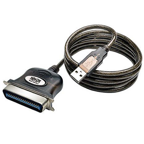 TRIPP LITE USB to Parallel Printer Adapter Cable USB-A to Centronics 10-Feet (U206-010)