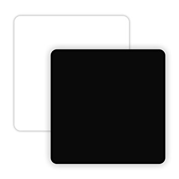 Non Reflective and Reflective - AbleDIY Black & White Acrylic Display Boards for Tabletop Product Photography - Reflective / Matte / Flat Finish Background