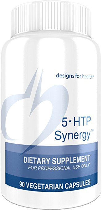 Designs for Health - 5-HTP Synergy - 50mg   10mg Vitamin B6 Mood & Relaxation Support, 90 Capsules