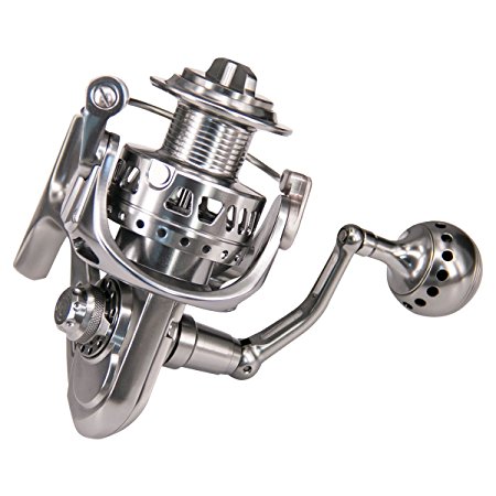 Himenlens MC-A08 All Stainless Steel CNC Integrated Carbon Fiber Brakes Anti-Corrosion Saltwater Fishing Spinning Reel