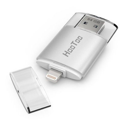 HooToo 64G Flash Drive USB 3.0 with Lightning Connector External Storage Memory Expansion for iPhones, iPads ,iPod and Computers
