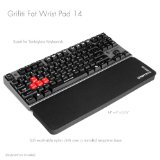 Grifiti Fat Wrist Pad 14 Is a 4 X 14 X 075 Inch Wrist Rest for Tenkeyless Mechanical and Gaming Keyboards BLACK NYLON