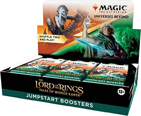 Magic The Gathering The Lord of The Rings: Tales of Middle-Earth Jumpstart Booster Box (18 Packs) - 2-Player Card Game