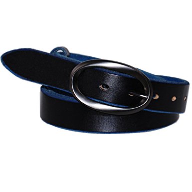 PAZARO Women's Leather Belt 100% Full Grain Leather Apparel Belt