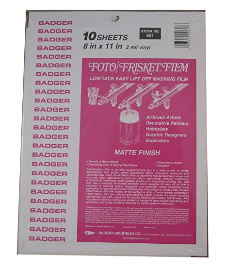 Badger Air-Brush Co.601 Foto/Frisket Film Matte