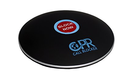 CPR Call Blocker Shield - 1500 Number Capacity - 2000 Nuisance and Scam Numbers Pre-Loaded - Block Nuisance Calls, Unwanted calls, PPI Calls (Matt Black)