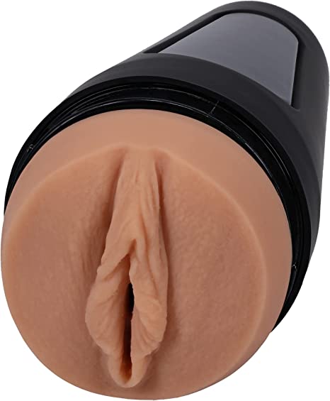 Doc Johnson Main Squeeze - Lulu Chu - ULTRASKYN Stroker - Squeeze Plate for Precise Pressure - Twist End Cap to Control Suction - Discreet Premium Stroker - Male Masturbator, Vagina, Vanilla
