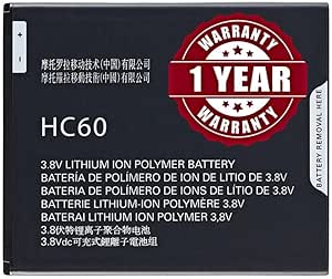 Original HC60 Battery Compatible for Motorola Moto C Plus - (4000 mAh) - 1 Year Warranty