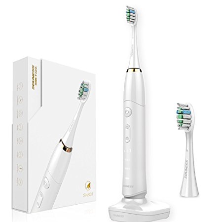 Electric Toothbrush 35000 Power By Souness N801 Wireless Charging 6 Brushing Modes IPX7 Waterproof