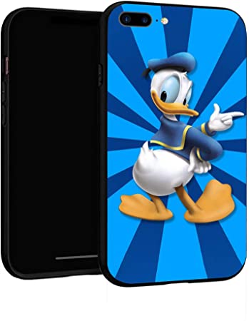 N / A iPhone 7 Plus Case 8 Plus Case Basic Case Plastic Cover for iPhone 7P/8P (Donald-Duck)