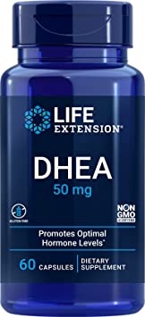 Life Extension DHEA 50 Mg, 60 capsules