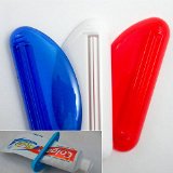 3 Ez Plastic Tube Squeezer Toothpaste Dispenser Holder Rolling Bathroom Extract