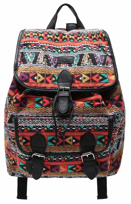 Kenox Canvas School College Backpack/bookbags for Girls/students/women