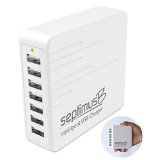 inStream SeptimusB Premium 7 Port Fast USB Charger Compatible with any USB device 2 Year Warranty MicroUSB Data Sync  Charging Cable included