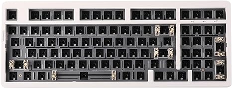 EPOMAKER EK98 98 Keys Triple Mode Gaming Keyboard DIY Kit with South-Facing LEDs, Gasket Mount Mounting Plate Barebone KIT, Hot Swappable PCB, VIA Programmable for Win/Mac