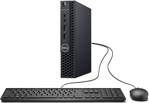 Dell Optiplex 3070 Micro MFF Desktop PC,Intel Core i5-9500T, 16GB DDR4, 1TB SSD, WiFi, BT, Keyboard & Mouse, Windows 10 Pro (Renewed)