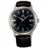 Orient ER24004B Mens Bambino Automatic Black Dial Black Leather Strap Mechanical Watch