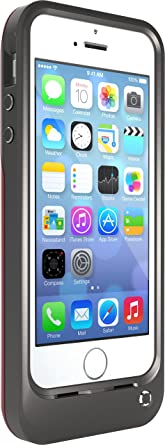 OtterBox Resurgence Power/Battery Case for Apple iPhone 5s / 5SE - Retail Packaging - Satin Rose Grey/Blaze Pink