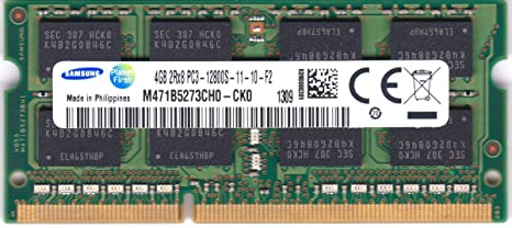 Samsung 4GB DDR3 PC3-12800 1600MHz SODIMM CL11 204pin Chip Notebook Memory