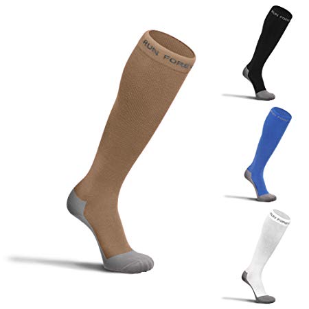 Compression Socks for Men & Women – BEST (20-30mmHg) Medical Grade Graduated Recovery Stockings for Nurses, Maternity, Travel, Running, Leg Relief, Swelling, Calf Pain, Shin Splints