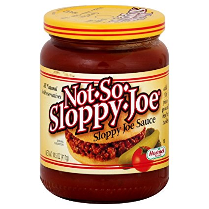 Hormel Not so Sloppy Joe Sauce, 14.5 Oz (Case of 12)