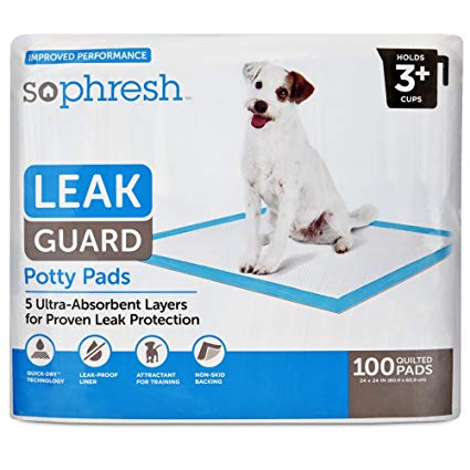 So Phresh Leak Guard Quilted Potty Pads