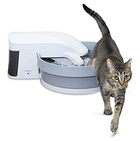 PetSafe Simply Clean Self-Cleaning Cat Litter Box, Automatic Litter Box for Cats, Works with Clumping Cat Litter