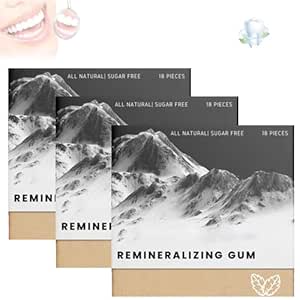 Larineco Remineralizing Gum, Larineco Gum, Larineco Remineralizing Gum Chewing Gum, Remineralizing Chewing Gum, Organic Mastic Mint Miracle Remineralizing Chewing Gum (54pcs)