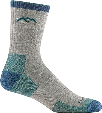 Darn Tough Hiker Midweight Micro Crew Sock with Cushion, Mens Socks for Hiking and Camping, Boot Socks (Style 1466)