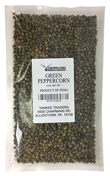 Green Peppercorns, Yankee Traders Brand, 4 Oz. Bag