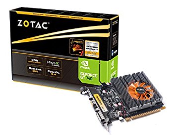 Zotac NVIDIA GeForce GT 740 2GB DDR3 VGA/DVI/HDMI PCI-Express Video Card ZT-71004-10L