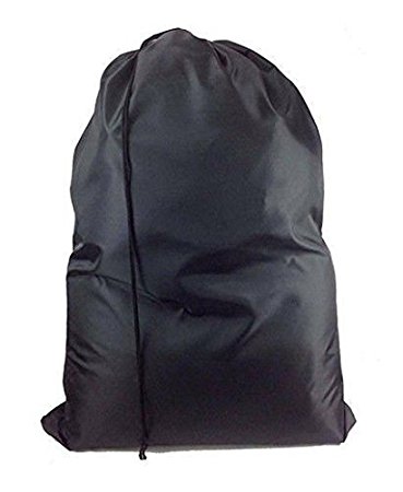 Large 30 X 40 Inch Heavy Duty Nylon Laundry Bag with Drawstring Slip Lock Closure, Assorted Colors and Designs