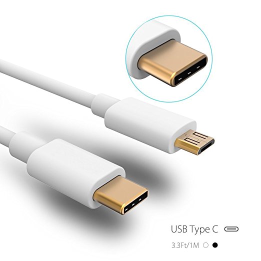 USB Type C Cable, Milocos® 3.3ft/1m USB Type C to Micro USB (USB-C to Micro USB) Cable for for Nexus 6P,Nexus 5X and Other Type-C Supported Devices