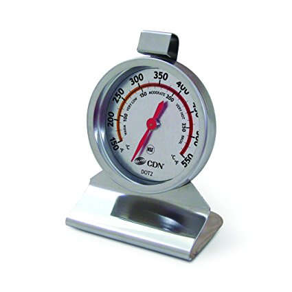 CDN Proaccurate Oven Thermometer, Silver