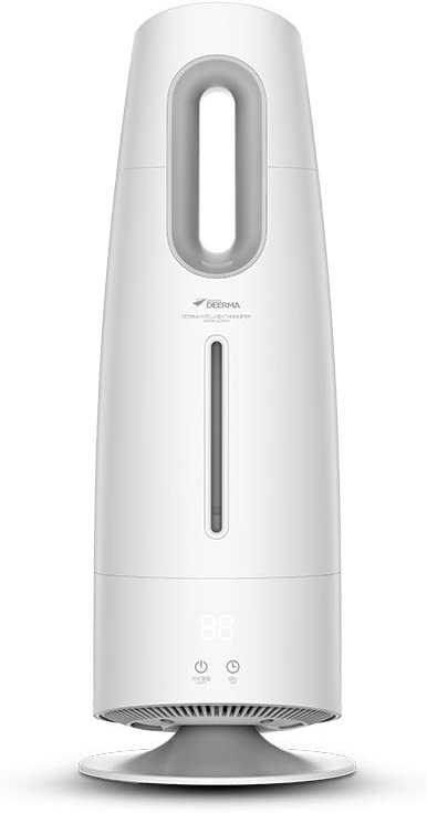 Deerma Ultrasonic Floor Standing Humidifier 3.5L Large Capacity Air Mist Humidifier Temperature-Display, Intelligent Touch