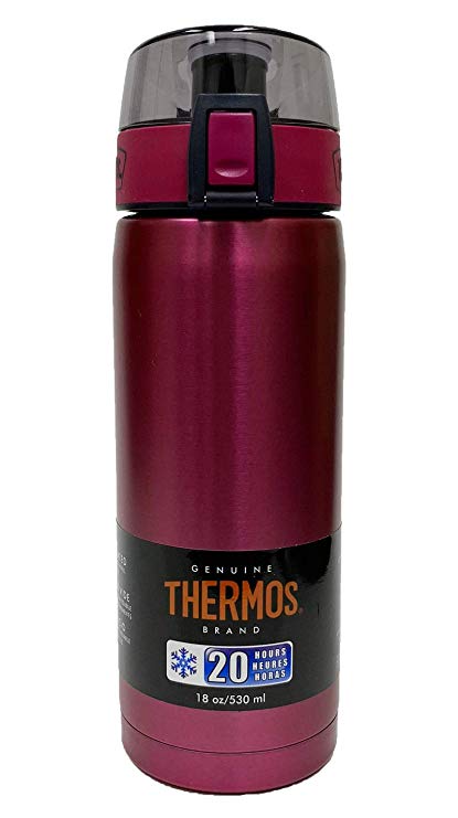 Thermos 18-Ounce Stainless Steel Vacuum Insulated Hydration Bottle (Aubergine)