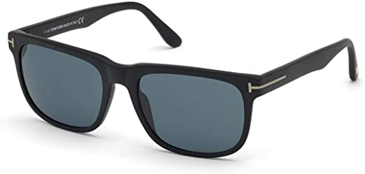 Tom Ford FT0775 02N Matte Black Stephenson Square Sunglasses Lens Category 3 Si