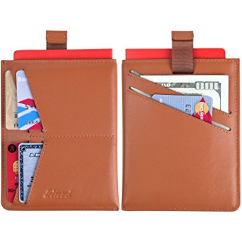 Passport Wallet, Minimalist Travel Wallet, RFID Blocking Passport Holder Sleeve