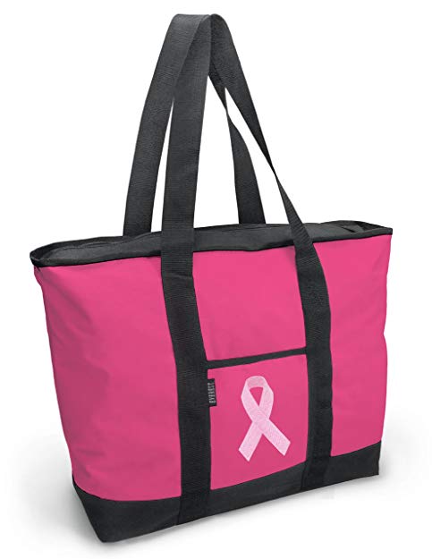 Cute Pink Ribbon Tote Bag Pink Ribbon Totes for Women