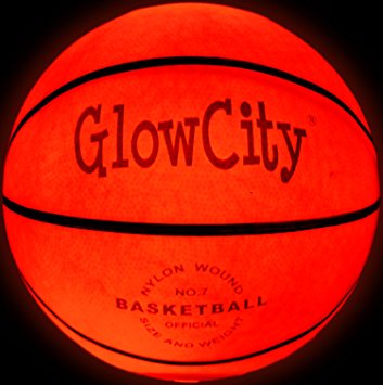 Light Up Basketball-Uses Two High Bright LED's (Official Size and Weight)