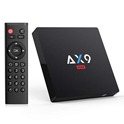 TICTID AX9 Max Android 7.1 TV Box [2GB/16GB EMMC] 4K Android Box 2.4G WIFI Amlogic Quad Core A53 Processor Smart TV Box