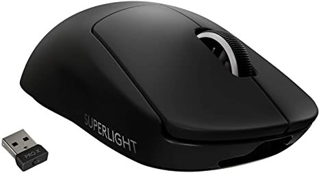 Logitech G PRO X SUPERLIGHT Wireless Gaming Mouse, East-European Packaging, PC and Mac - Black