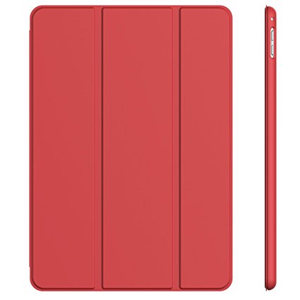 iPad Pro 9.7 Case, JETech the New iPad Pro 9.7 Smart Case Cover for Apple iPad Pro 9.7" 2016 Model with Auto Sleep/Wake (Red) - 3374