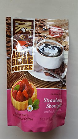 ASPEN RIDGE STRAWBERRY SHORTCAKE MEDIUM ROAST COFFEE 12 OZ.