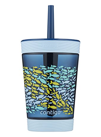 Contigo Spill-Proof Kids Tumbler, 14oz, Nautical Blue